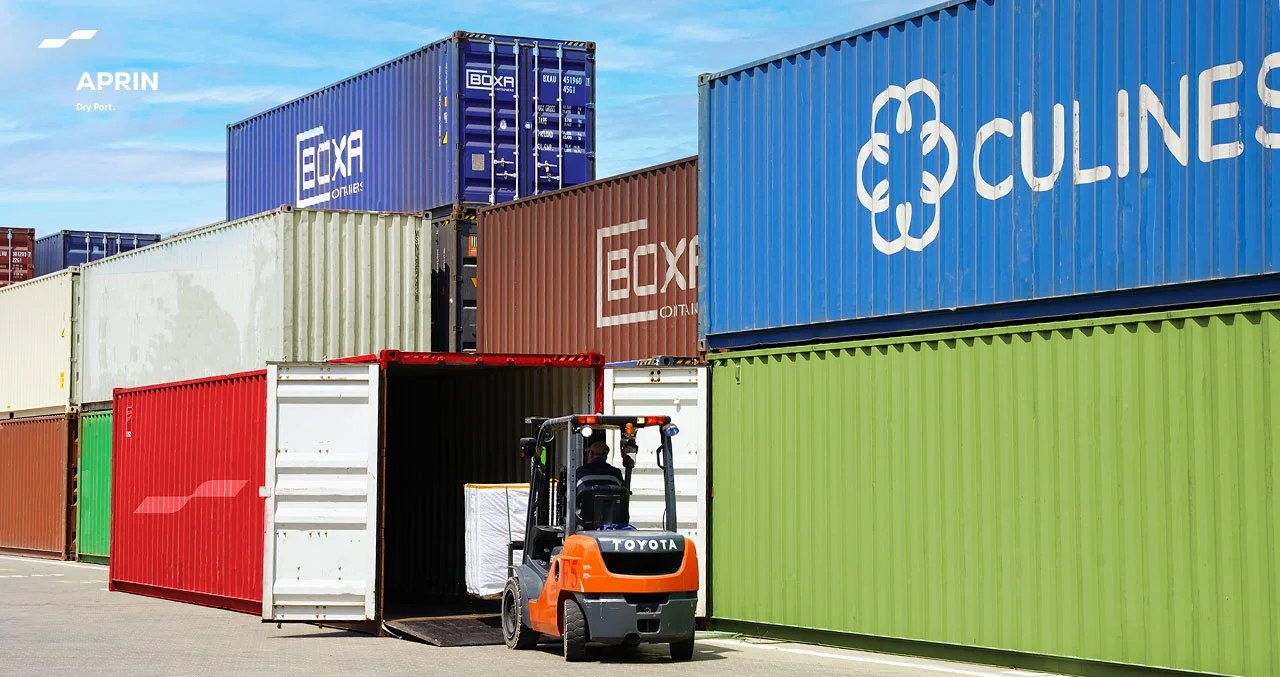 Cargo consolidation at the Dry Port